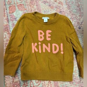 Toddler Sweater - Be Kind size 3T